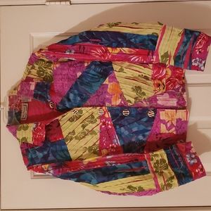 New Direction Multicolor Jacket Sz M